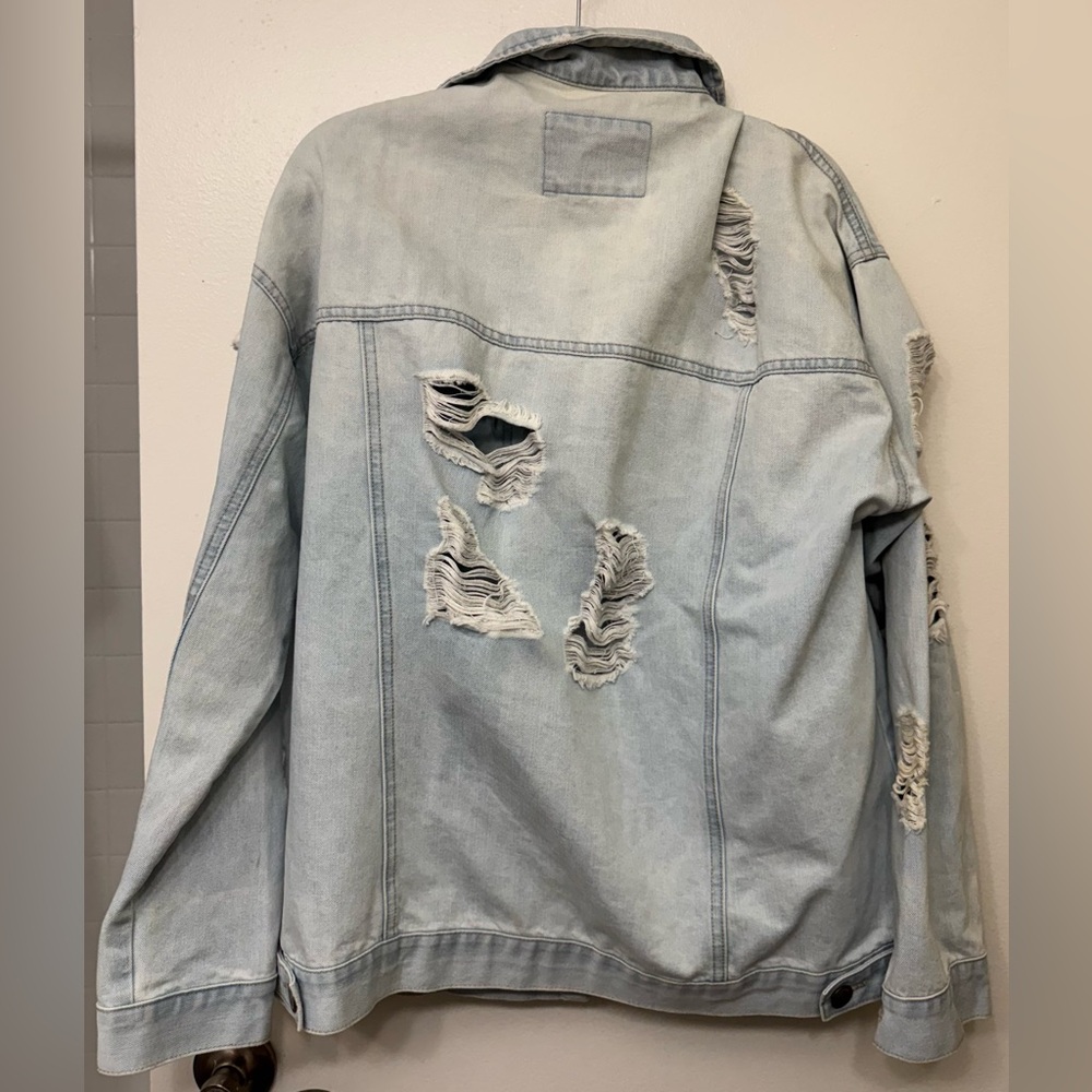 Forever 21 Classic Denim Jacket | Casual Everyday Layer - Picture 2 of 4